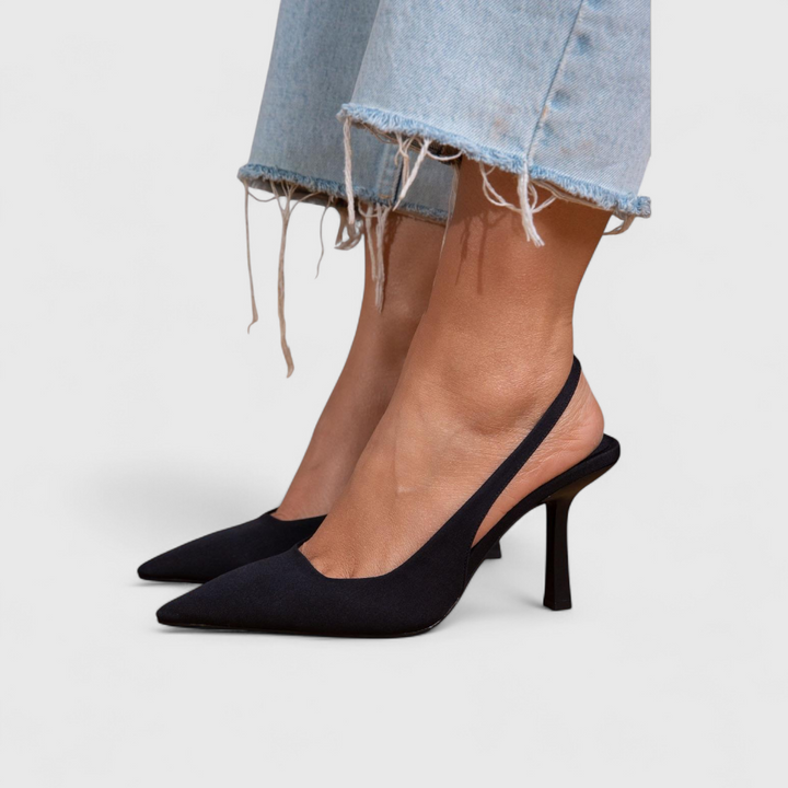 Valéria · Zapato de Tacón Bajo con Soporte Ortopédico