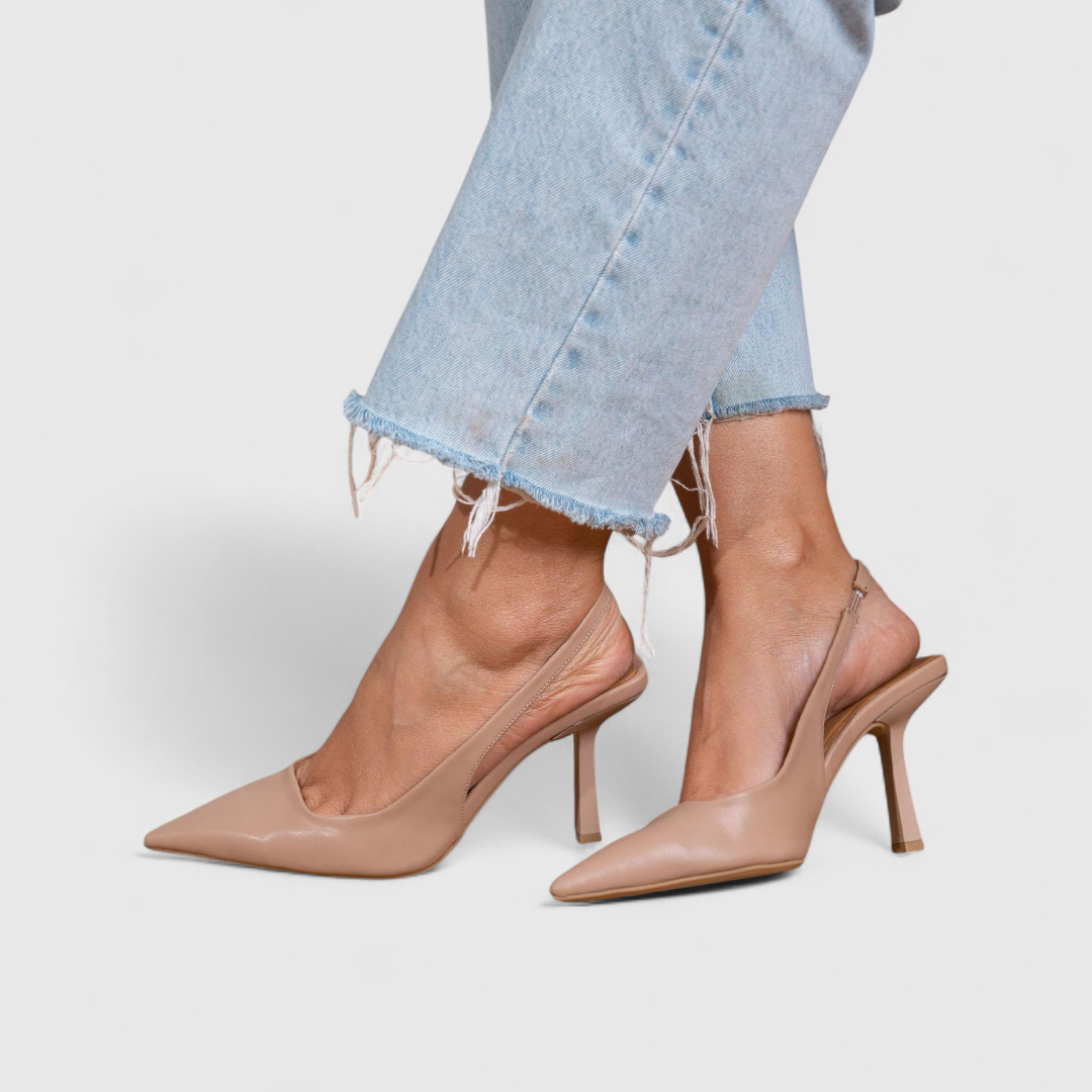 Valéria · Zapato de Tacón Bajo con Soporte Ortopédico
