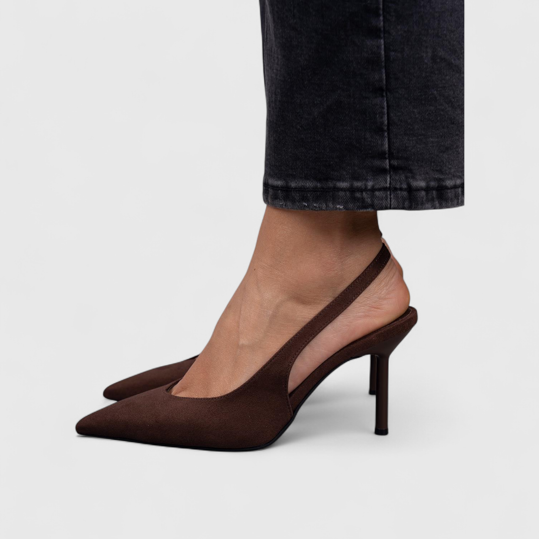 Valéria · Zapato de Tacón Bajo con Soporte Ortopédico
