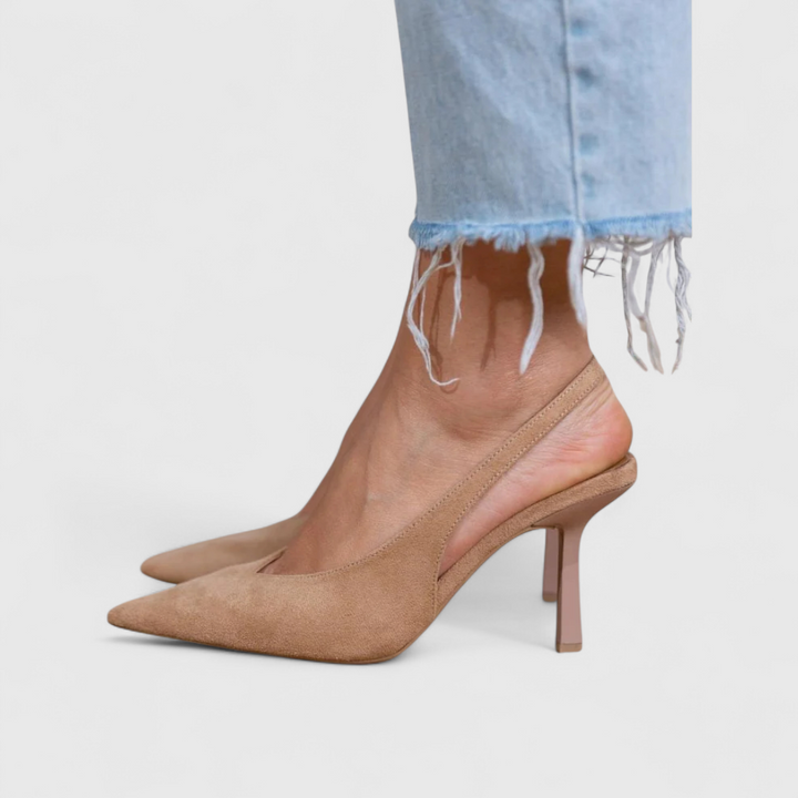Valéria · Zapato de Tacón Bajo con Soporte Ortopédico